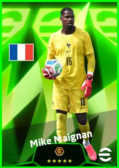 Mike Maignan eFootball 2026 player card, 95 OVR GK