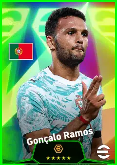 Gonçalo Ramos eFootball 2026 player card, 95 OVR CF