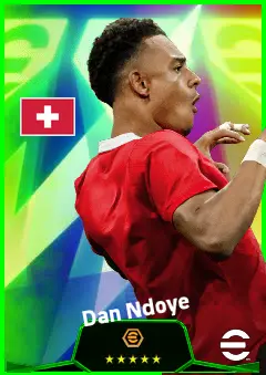 Dan Ndoye eFootball 2026 player card, 93 OVR RMF