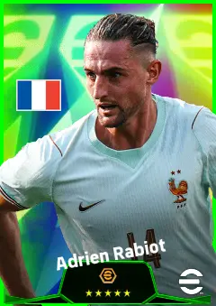Adrien Rabiot eFootball 2026 player card, 94 OVR CMF