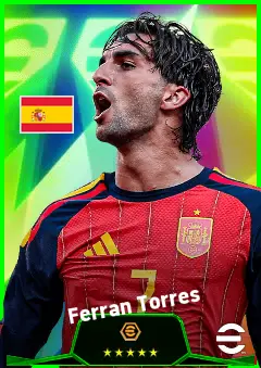 Ferran Torres eFootball 2026 player card, 94 OVR CF