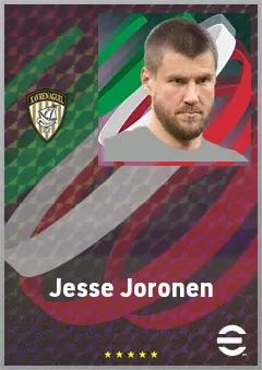 Jesse Joronen eFootball 2026 player card, 73 OVR GK