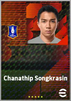 Chanathip Songkrasin eFootball 2026 player card, 70 OVR AMF
