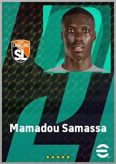 Mamadou Samassa eFootball 2026 player card, 70 OVR GK