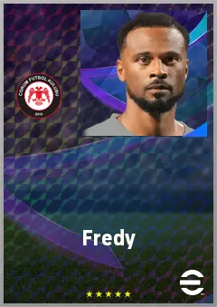 Fredy eFootball 2026 player card, 71 OVR CMF