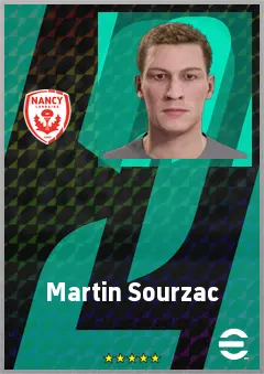 Martin Sourzac eFootball 2026 player card, 67 OVR GK