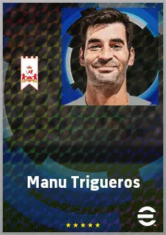 Manu Trigueros eFootball 2026 player card, 69 OVR CMF