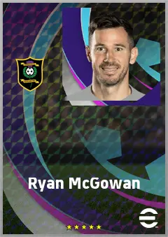 Ryan McGowan eFootball 2026 player card, 70 OVR CB