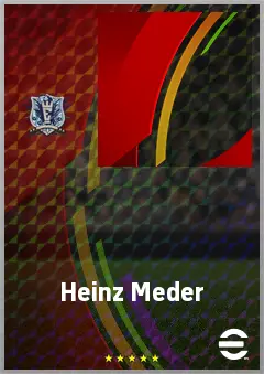 Heinz Meder eFootball 2026 player card, 64 OVR RMF