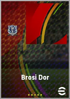 Brosi Dor eFootball 2026 player card, 63 OVR RWF