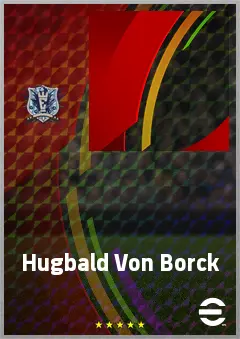 Hugbald Von Borck eFootball 2026 player card, 54 OVR GK