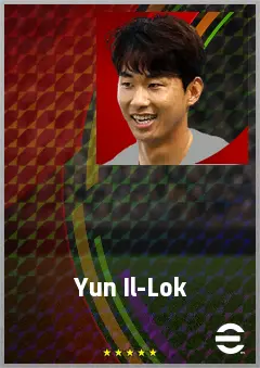 Yun Il-Lok eFootball 2026 player card, 69 OVR LWF