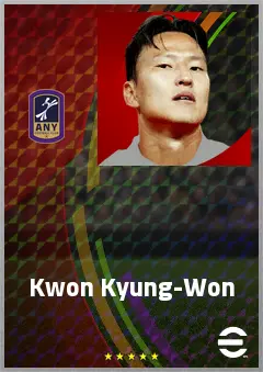 Kwon Kyung-Won eFootball 2026 player card, 70 OVR CB
