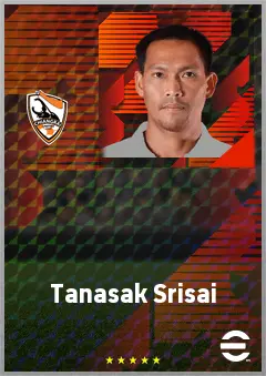 Tanasak Srisai eFootball 2026 player card, 65 OVR CB