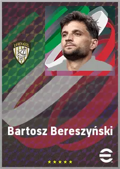 Bartosz Bereszyński eFootball 2026 player card, 71 OVR RB