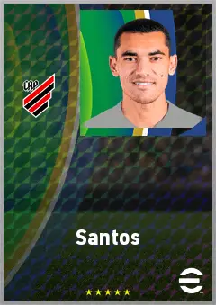 Santos eFootball 2026 player card, 72 OVR GK