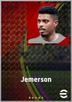 Jemerson eFootball 2026 player card, 72 OVR CB