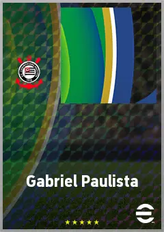 Gabriel Paulista eFootball 2026 player card, 74 OVR CB