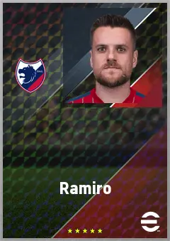 Ramiro eFootball 2026 player card, 72 OVR RMF
