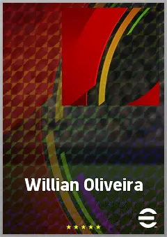 Willian Oliveira eFootball 2026 player card, 72 OVR DMF