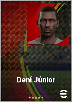 Dení Júnior eFootball 2026 player card, 71 OVR CF