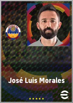 José Luis Morales eFootball 2026 player card, 71 OVR CF