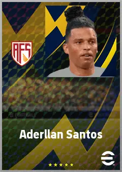 Aderllan Santos eFootball 2026 player card, 72 OVR CB