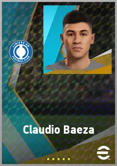 Claudio Baeza eFootball 2026 player card, 73 OVR DMF