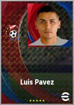 Luis Pavez eFootball 2026 player card, 71 OVR LB