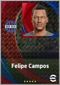 Felipe Campos eFootball 2026 player card, 71 OVR CB