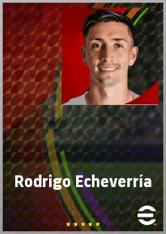 Rodrigo Echeverría eFootball 2026 player card, 73 OVR DMF