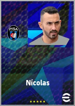 Nícolas eFootball 2026 player card, 71 OVR GK