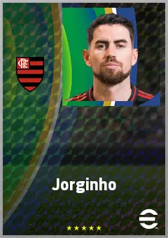 Jorginho eFootball 2026 player card, 76 OVR CMF