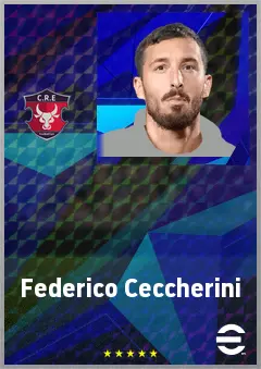 Federico Ceccherini eFootball 2026 player card, 71 OVR CB
