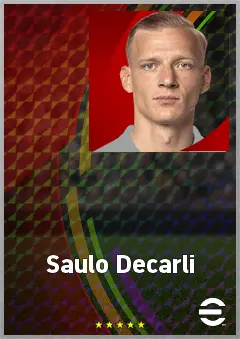 Saulo Decarli eFootball 2026 player card, 70 OVR CB