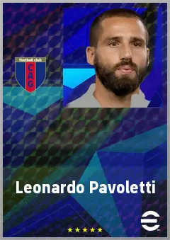 Leonardo Pavoletti eFootball 2026 player card, 71 OVR CF