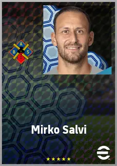 Mirko Salvi eFootball 2026 player card, 67 OVR GK