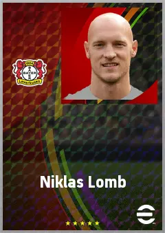 Niklas Lomb eFootball 2026 player card, 66 OVR GK