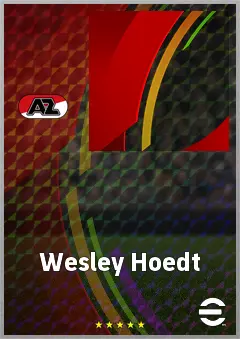 Wesley Hoedt eFootball 2026 player card, 72 OVR CB