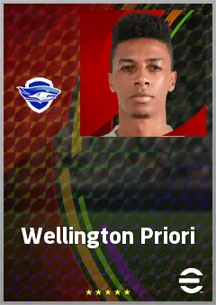 Wellington Priori eFootball 2026 player card, 68 OVR CB