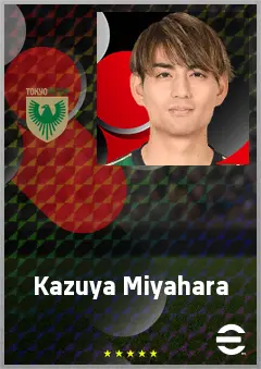 Miyahara Kazuya eFootball 2026 player card, 69 OVR RB