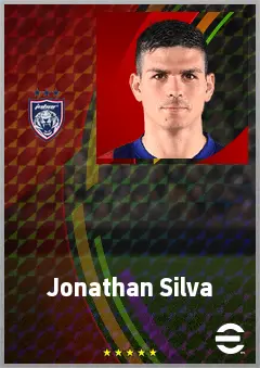Jonathan Silva eFootball 2026 player card, 71 OVR LB