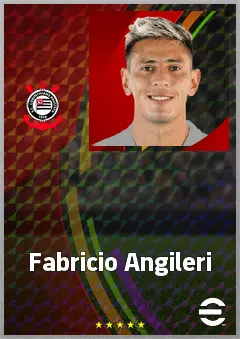 Fabricio Angileri eFootball 2026 player card, 71 OVR LB