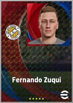 Fernando Zuqui eFootball 2026 player card, 73 OVR CMF
