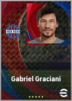 Gabriel Graciani eFootball 2026 player card, 71 OVR RMF