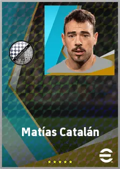 Matías Catalán eFootball 2026 player card, 73 OVR CB