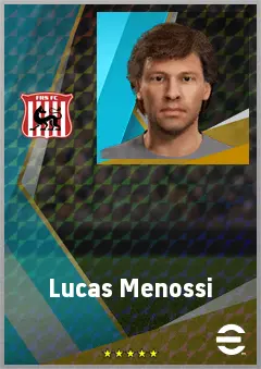 Lucas Menossi eFootball 2026 player card, 72 OVR CMF