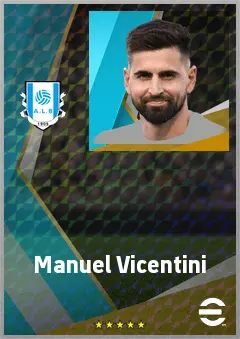 Manuel Vicentini eFootball 2026 player card, 73 OVR GK