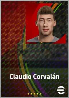 Claudio Corvalán eFootball 2026 player card, 73 OVR CB