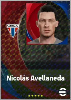 Nicolás Avellaneda eFootball 2026 player card, 71 OVR GK